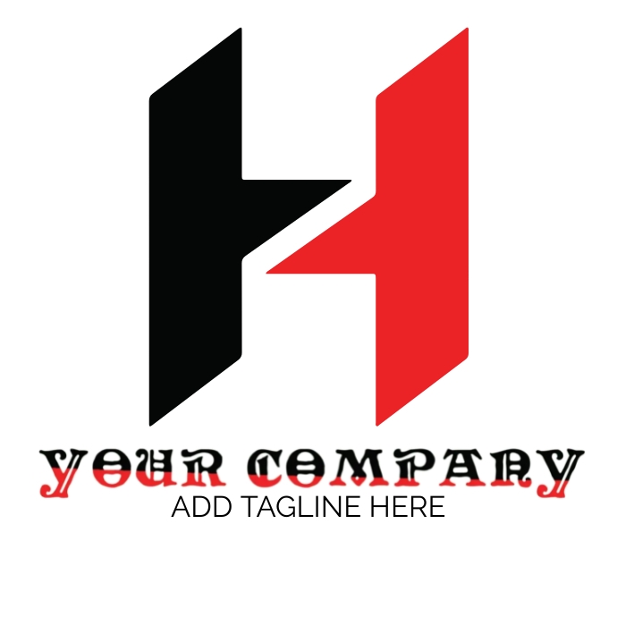 H letter logo design | h logo design, symbol Logotyp template
